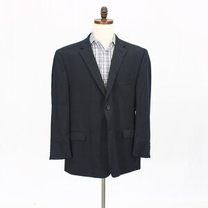 Pronto Uomo 50R Gray Blazer Sport Coat Jacket 2-Button Solid Y346